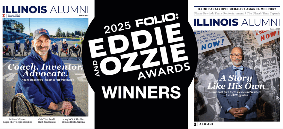 Magazine covers featuring Adam Bleakney and Russell Wigginton