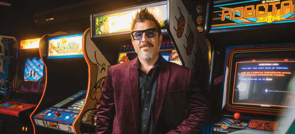 Tim Lapetino in arcade