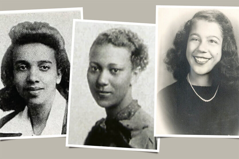 Old portraits of Hazel Eileen Ford, Helen Leola Ford and Lou Ford Crockett.