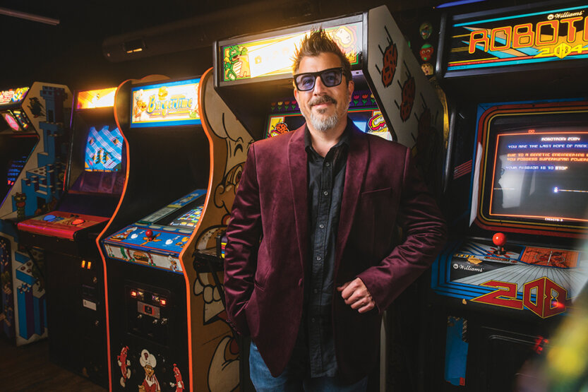Tim Lapetino in arcade