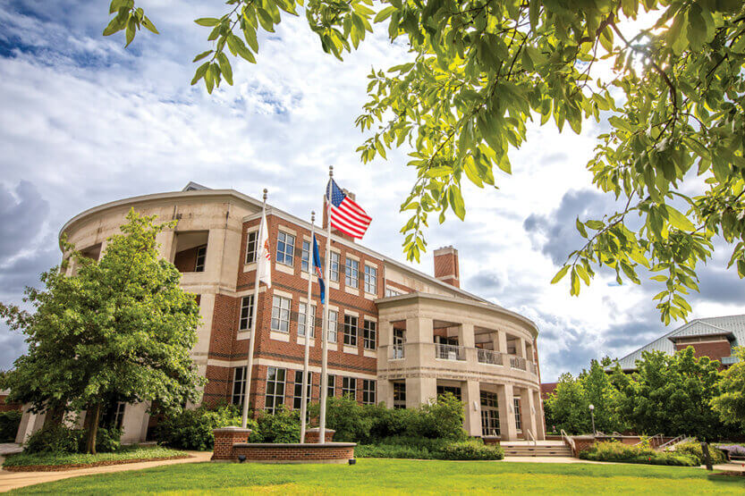 Exterior image of ACAC in summer