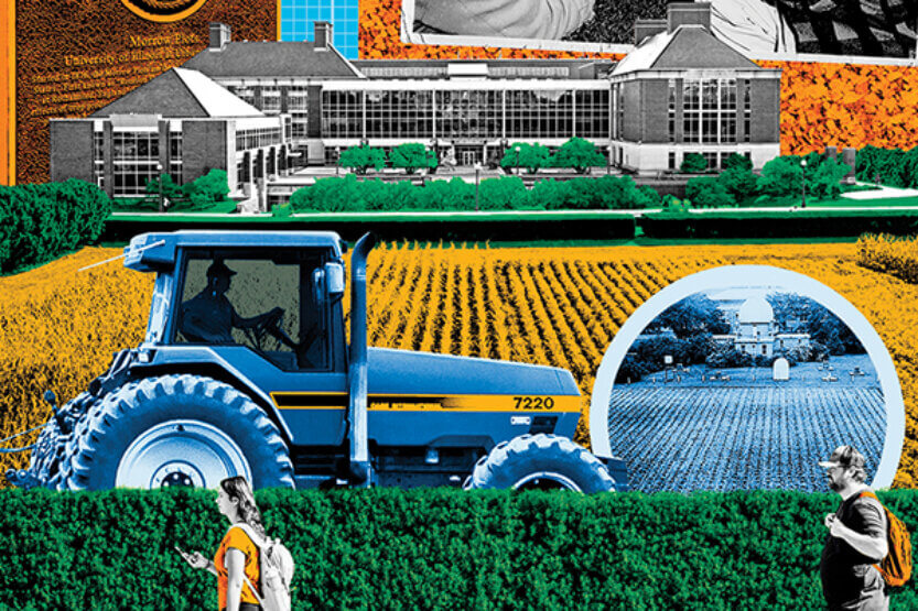 collage of historic images of Morrow Plots