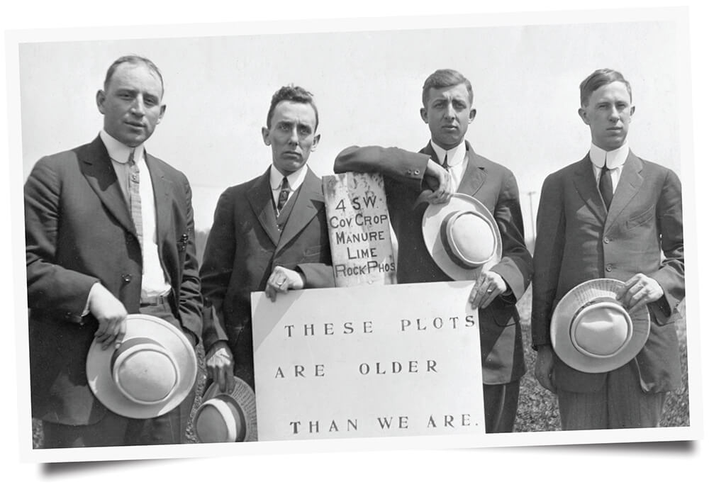 historic image of four men